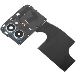 Piese si componente Geam Camera Spate - Blitz - Rama Interioara - Antena NFC HMD Pulse Pro, cu Rama, Argintiu, Service Pack 286954396