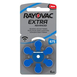 BATERIE AUDITIVA RAYOVAC 675 BLISTER 6 BUC