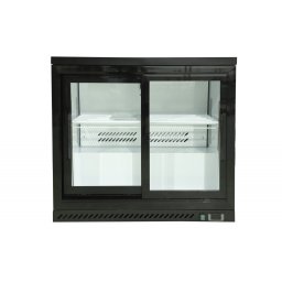 RESIGILAT - Vitrina frigorifica profesionala STARCREST SBBC-2SDBK, 172 L, 0-10, ƒ, Usi glisante, Display Temperatura, Panou comanda Digital, Iluminare LED, H 86 cm