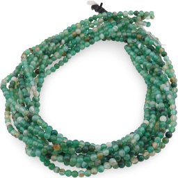 Sirag Agat verde sfere 4mm, 37-38cm