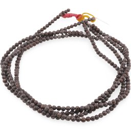 Sirag Obsidian fulg de nea maro sfere 4mm, 38-39cm