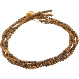 Sirag Jasp sesame galben sfere 4mm, 35-36cm