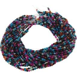 Sirag Mix Agate colorate sfere 4mm, 38-39cm