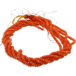 Sirag Coral portocaliu rondele 5mm, 39-41cm