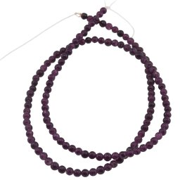 Sirag Agat mov sfere 3mm, 38cm