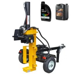 Pachet Despicator busteni ProGARDEN DH25B cu ulei hidraulic si 1L ulei motor