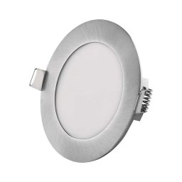 Corp de iluminat LED încastrat NEXXO, 7 W, 230 V, 3000/3500/4000 K, argintiu, Ø 12 cm