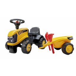 Tractor falk jcb cu remorca lopata si grebla