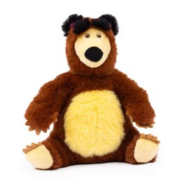 Jucarie de plus masha si ursul famosa set urs 20cm + papusica masha 12cm, mha21000