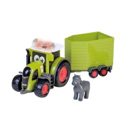 Tractor claas 870 axion cu remorca pentru animale 34544
