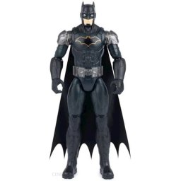 Figurina spin master combat batman in armura neagra cu elemente argintii 25cm, spm6055697-20138361