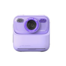 Camera Foto Instant iSEN P79 Roz, pentru copii, Imprimare instant, Ecran 2.4, , Baterie reincarcabila, Incarcare Type-C