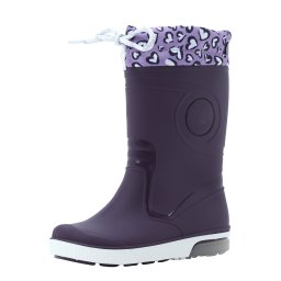 BECK Cizme de cauciuc 'Blinking Valentine' lila / mov închis / alb