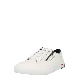 TOM TAILOR Sneaker low albastru marin / alb