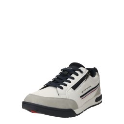 TOM TAILOR Sneaker low gri deschis / negru / alb