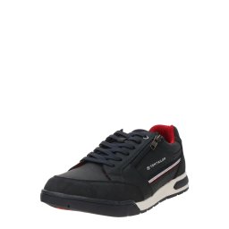 TOM TAILOR Sneaker low albastru noapte / alb