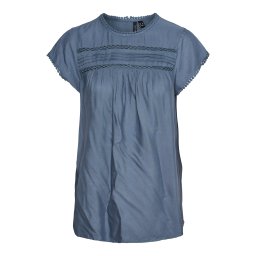 VERO MODA Bluză 'VMDEBBIE' albastru închis