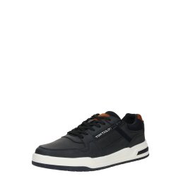 TOM TAILOR Sneaker low negru / alb