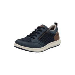Rieker Pantofi cu șireturi sport albastru marin / maro