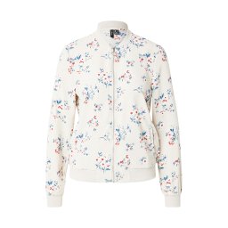 VERO MODA Geacă de primăvară-toamnă 'VMCoco' albastru / gri argintiu / alb