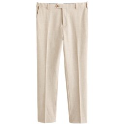 Next Pantaloni cu dungă 'Motion Flex' bej amestecat
