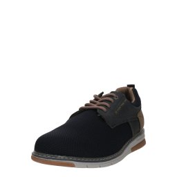 TOM TAILOR Pantofi cu șireturi sport albastru marin