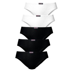 H.I.S Slip negru / alb