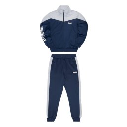 LONSDALE Costum de trening 'Caunton' bleumarin / albastru deschis / alb