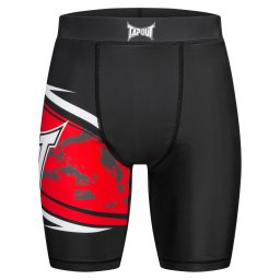 Tapout Pantaloni sport 'Rendall' roșu / negru / alb