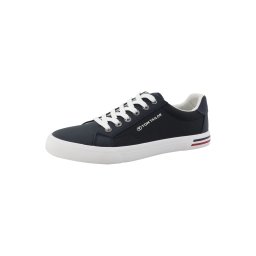 TOM TAILOR Sneaker low bleumarin / alb