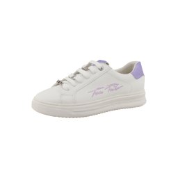 TOM TAILOR Sneaker low mov deschis / alb