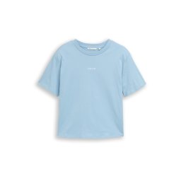 TOM TAILOR DENIM Tricou albastru deschis / alb