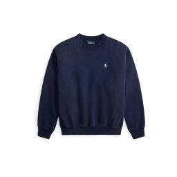 Polo Ralph Lauren Bluză de molton 'Vintage' bleumarin / alb