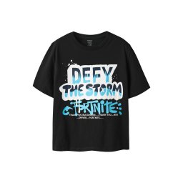 NAME IT Tricou 'NKMMod Fortnite' albastru marin / albastru aqua / negru / alb