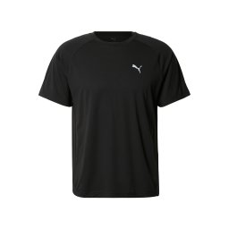 PUMA Tricou 'Evostripe' negru / alb