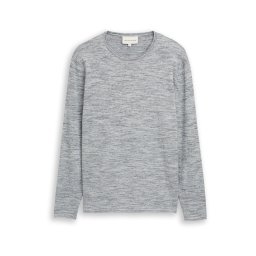 TOM TAILOR Pulover bleumarin / gri deschis