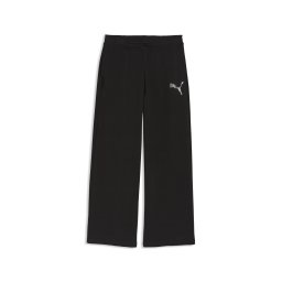 PUMA Pantaloni 'Essentials' negru / argintiu