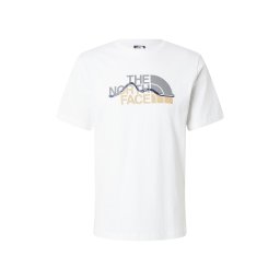 THE NORTH FACE Tricou 'Mountain Line' bej / albastru închis / gri / alb