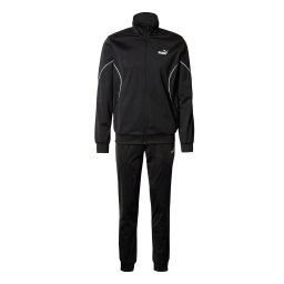 PUMA Costum de trening 'Poly Piping' negru / alb