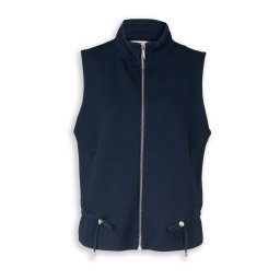 TOM TAILOR Vestă albastru închis