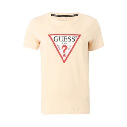 GUESS Tricou galben deschis / roșu oxid / negru / alb murdar
