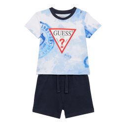 GUESS Set albastru deschis / roșu / negru / alb