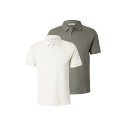 ABOUT YOU Tricou 'Milan' ecru / pământiu