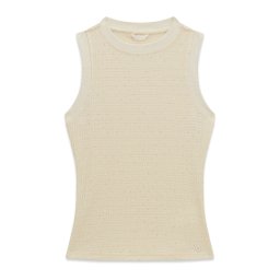 GUESS Top 'FRANCINE' alb lână