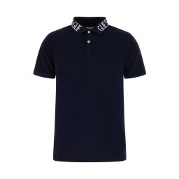 GUESS Tricou 'Nolan' bleumarin / alb