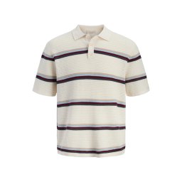 JACK & JONES Tricou 'JORMaine' albastru deschis / roșu vin / negru / alb