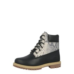 TIMBERLAND Ghete cu șireturi negru / alb murdar
