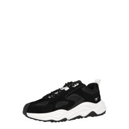 STEVE MADDEN Sneaker low 'Serpent-H' negru / alb