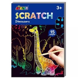 Avenir: Carte pentru creat mini desene zgâriate - Dinozauri