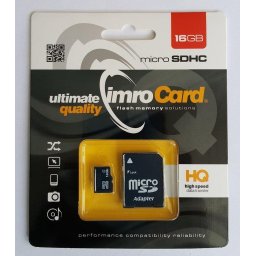 Card memorie Card Set memory IMRO 4/16G ADP (16GB; Class 4; + adapter)